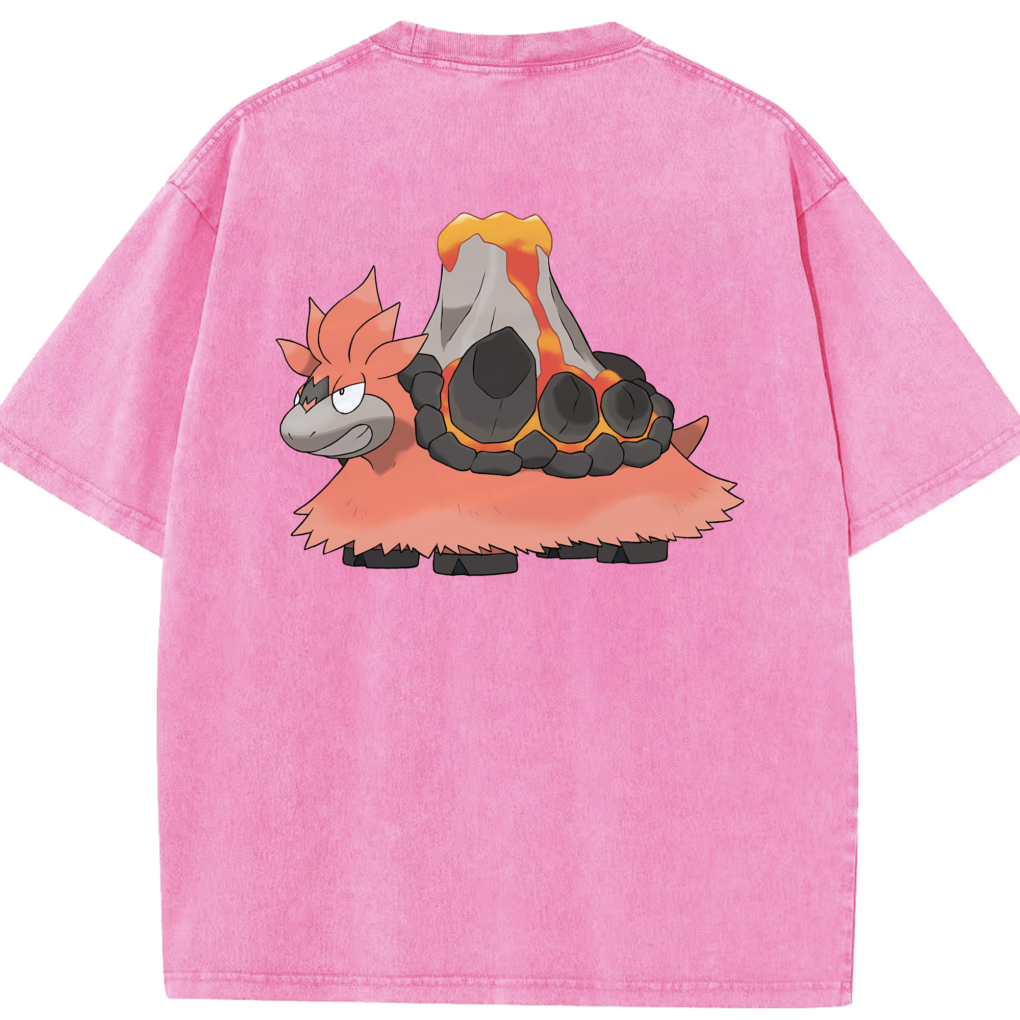 （画像用） ポケットモンスター Pokémon 綿100% ヴィンテージ風 半袖Tシャツ（背面プリント）